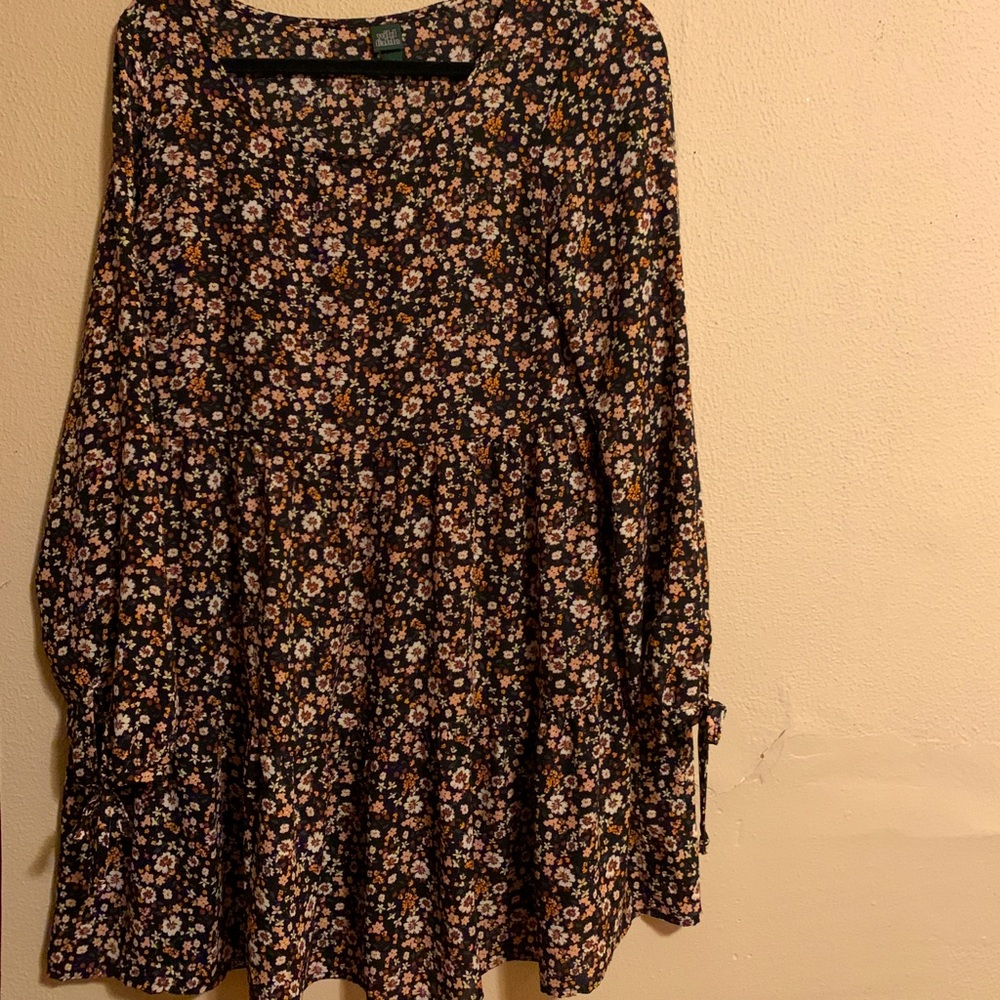 Brown floral Wild Fable mid thigh length dress